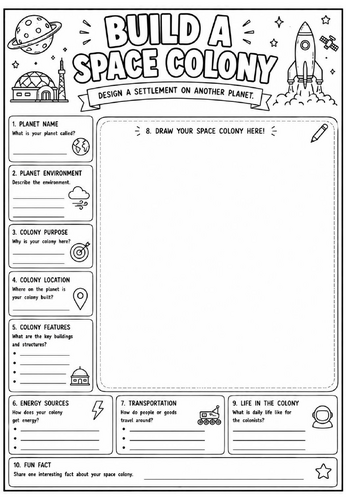 Design a Museum | End of Term Art Activity | KS2 KS3 KS4 Cover Lesson