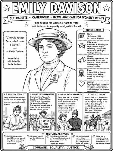 Emily Davison Poster