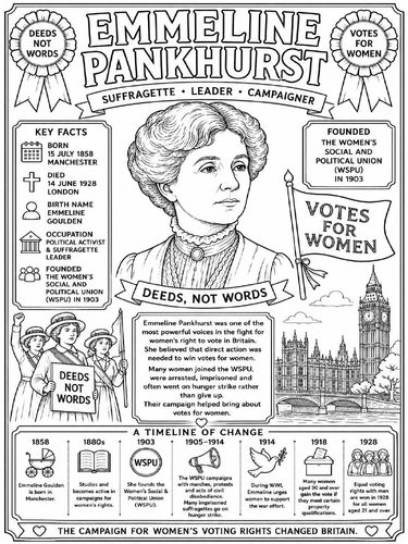 Emmeline Pankhurst Poster