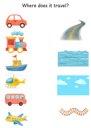 Transport matching sheet