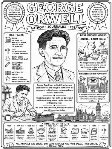 George Orwell  Poster