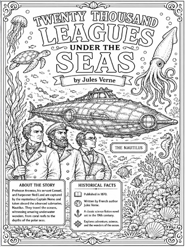 Twenty Thousand Leagues Under the Seas Poster