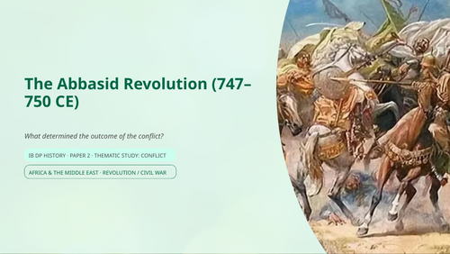 IB History Paper 2 Conflict: Abbasid Revolution - Outcome of the Conflict