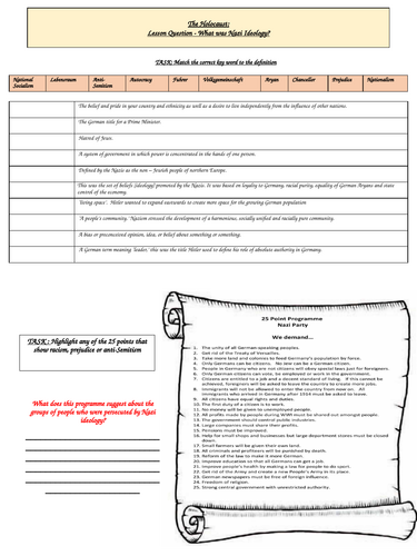 Nazi Ideology Introduction Booklet