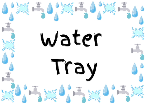 Water Tray pack