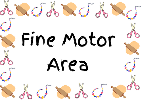 Fine Motor Area pack