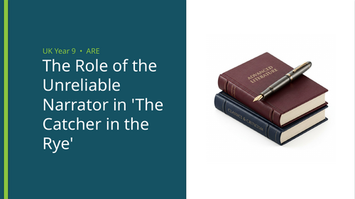 The Unreliable Narrator in 'The Catcher in the Rye' Comprehension | Year 9 (KS3)