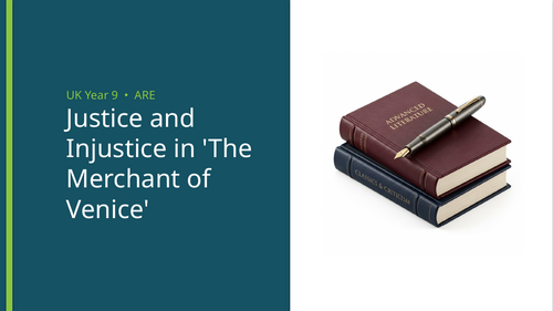 Justice and Injustice in 'The Merchant of Venice' Comprehension | Year 9 (KS3)