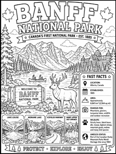 Banff National Park Poster