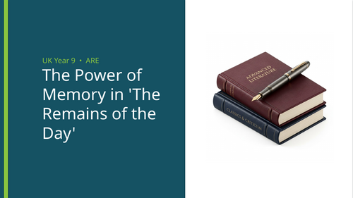 Memory in 'The Remains of the Day' Reading Comprehension | Year 9 (KS3)