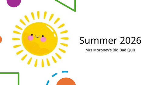 Summer 2026 Quiz