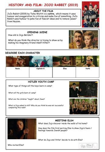 Jojo Rabbit Film Analysis