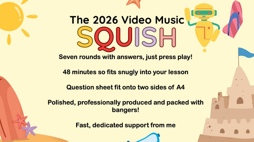 The SQUISH Video Music Quiz 2026