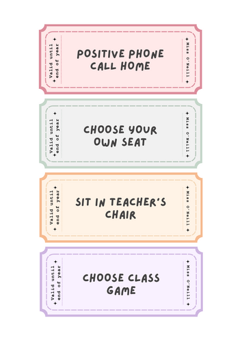 Classroom vouchers
