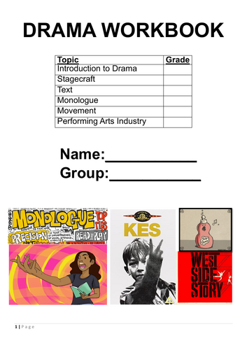 Year 7 Drama Workbook