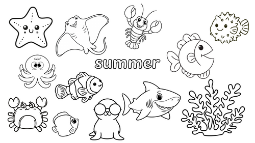 Summer Colouring