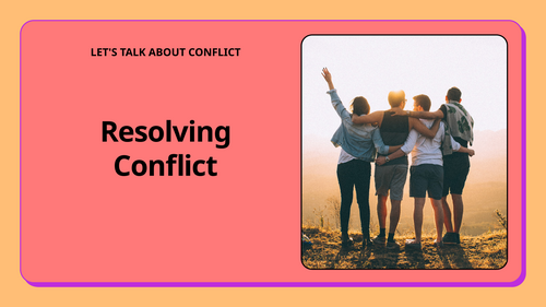 Resolving conflict
