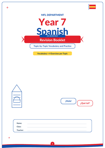 YEAR 7 SPANISH BOOK
