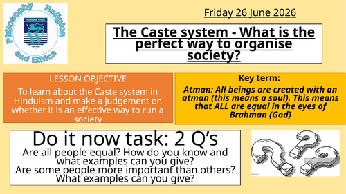 The Caste System and Equality