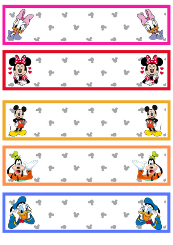 Disney Drawer Labels