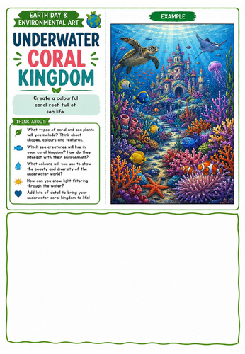 Recycling Machine Invention Worksheet | Earth Day STEM & Art Drawing Challenge | KS2 KS3 KS4
