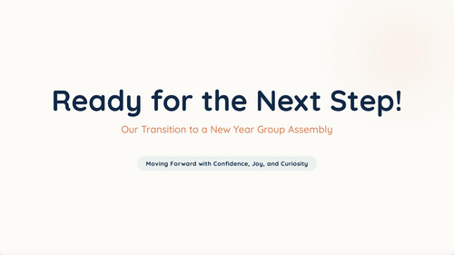 Transition to a New Year Group Assembly | End of Year School Assembly | PowerPoint & PDF