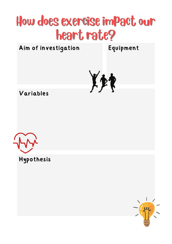 Heart Rate Investigation Pack - How Exercise Impacts Heart Rate - KS2 Science Experiment