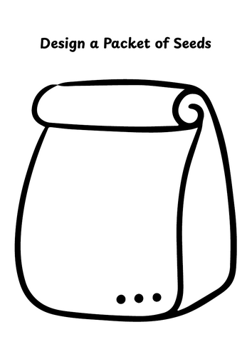 Design a Packet of Seeds Activity