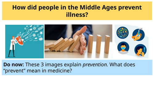 AQA Health & the People / Medicine / 9. Middle Age Prevention