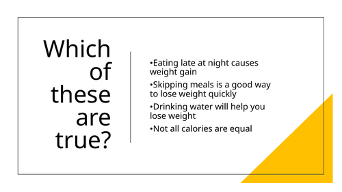 GCSE PE - optimum weight and hydration
