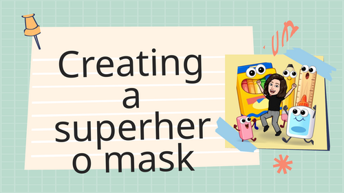 Superhero Mask Design PPT
