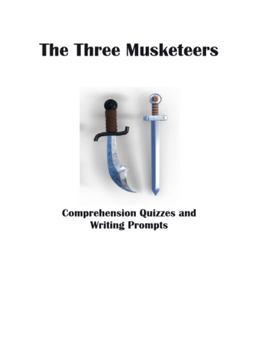 The Three Musketeers Comprehension Quizzes