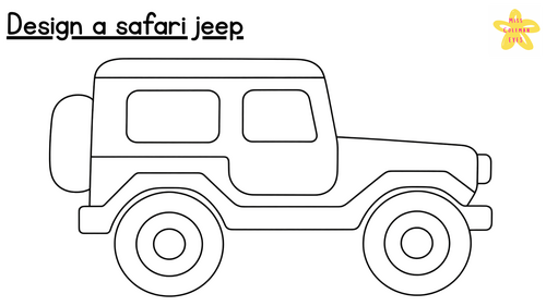 Design a safari jeep