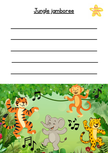 Jungle jamboree writing scene