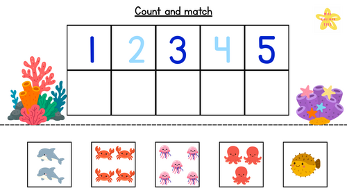 Ocean count and match