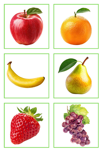 Fruit Tally Chart Images - Tuff Tray Activity