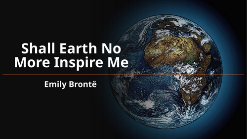 WORLD AND LIVES - SHALL EARTH NO MORE INSPIRE THEE - COMPLETE BREAKDOWN