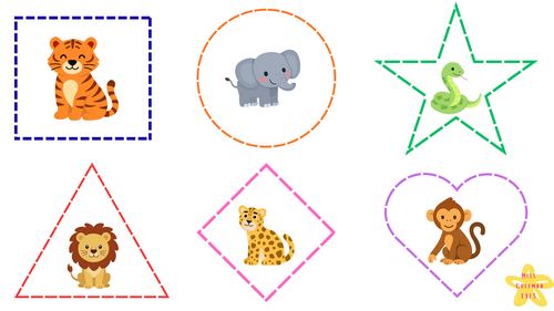 Cutting skills shape sheet