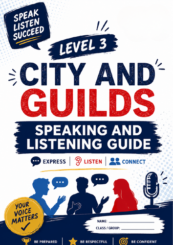 Entry Level 3 City & Guilds Speaking and Listening Guide – Complete Student Workbook