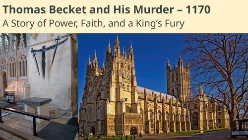 Thomas Becket and His Murder 1170