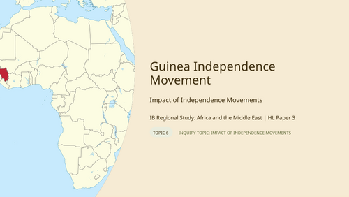 IB History HL Africa: Impact of Guinea Independence Movement