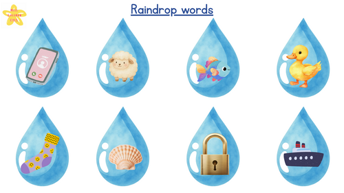 Raindrop words