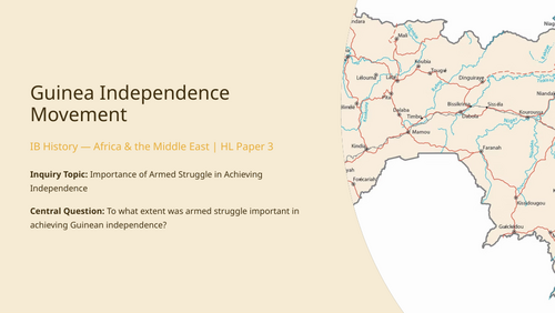 IB History HL Africa: Guinea Independence Movement - Armed Struggle