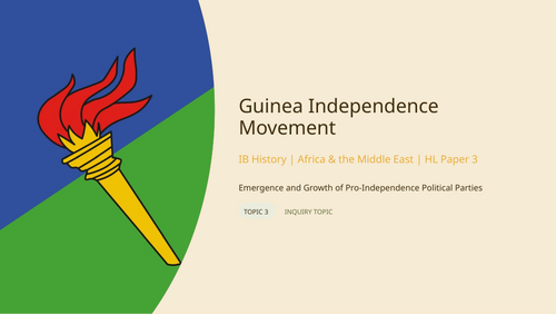 IB History HL Africa: Guinea Independence Movement - Political Parties