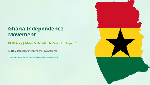 IB History HL Africa: Impact of Ghana Independence Movement