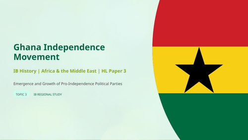 IB History HL Africa: Ghana Independence Movement - Political Parties
