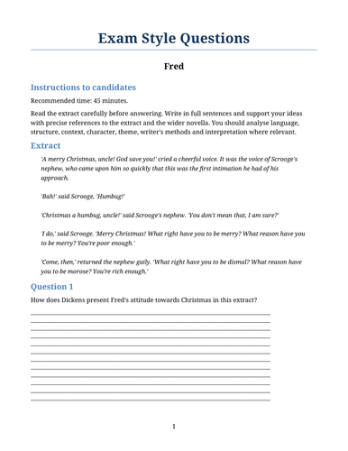 A Christmas Carol – Fred