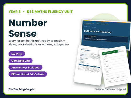 Year 8 Number Sense | KS3 Maths | 6 Lessons + Answers