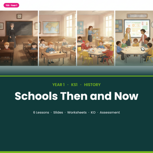 Schools Then and Now | Year 1 History Unit