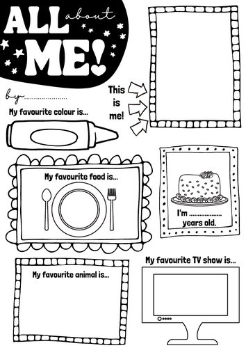 All About me - Class Transition Day